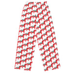 Cozy Burro print unisex wide-leg pants