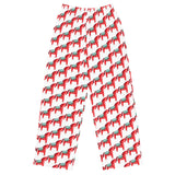 Cozy Burro print unisex wide-leg pants