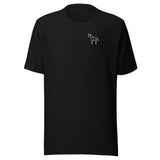 Sketch Horse Essential | Unisex T-Shirt in Black — front view