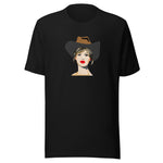 Vintage Cowgirl Black | Unisex t-shirt