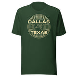 Dallas Texas Pegasus tee in Forest on white background
