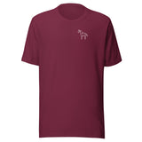Sketch Horse Essential | Unisex T-Shirt in Maroon — front view