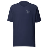 Sketch Horse Essential | Unisex T-Shirt in Navy — front view