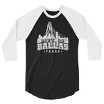 Varsity Dallas Skyline (Dark) | 3/4 Sleeve Raglan Shirt