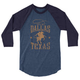 Dallas Rancher | Unisex 3/4 Sleeve Raglan Shirt