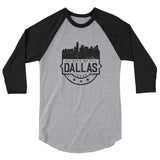 Skyline Badge | Unisex 3/4 Sleeve Raglan Shirt