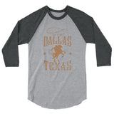 Dallas Rancher | Unisex 3/4 Sleeve Raglan Shirt