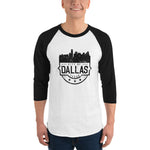 Skyline Badge | Unisex 3/4 Sleeve Raglan Shirt