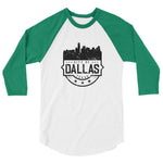 Skyline Badge | Unisex 3/4 Sleeve Raglan Shirt