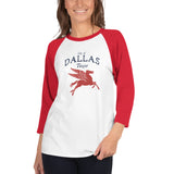 City Of Dallas Pegasus | 3/4 Sleeve Raglan Shirt