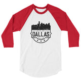 Skyline Badge | Unisex 3/4 Sleeve Raglan Shirt