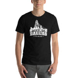 Varsity Dallas Skyline | Short-Sleeve Unisex T-Shirt