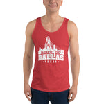 Varsity Dallas Skyline | Unisex Tank Top