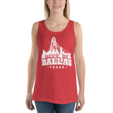 Varsity Dallas Skyline | Unisex Tank Top