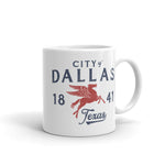 City of Dallas Pegasus | White Coffee Mug